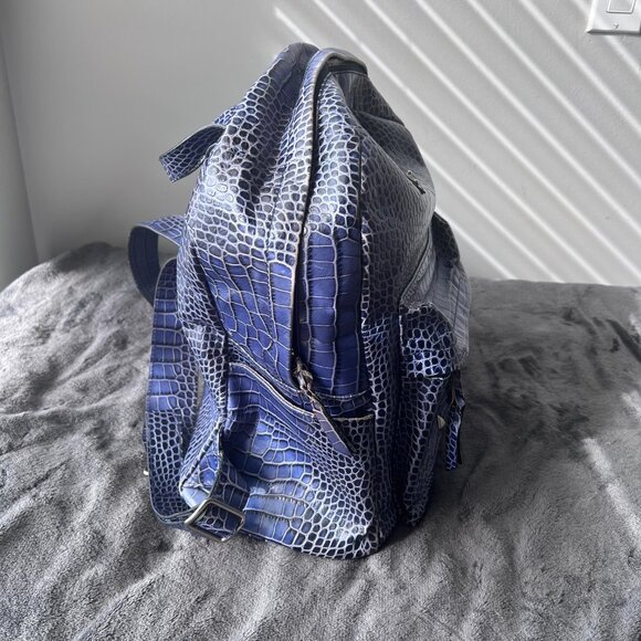 Mario Valentino Backpack in‎ Blue main image 5